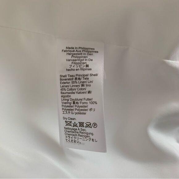 J Crew Blazer 0 Linen White - Picture 8 of 10